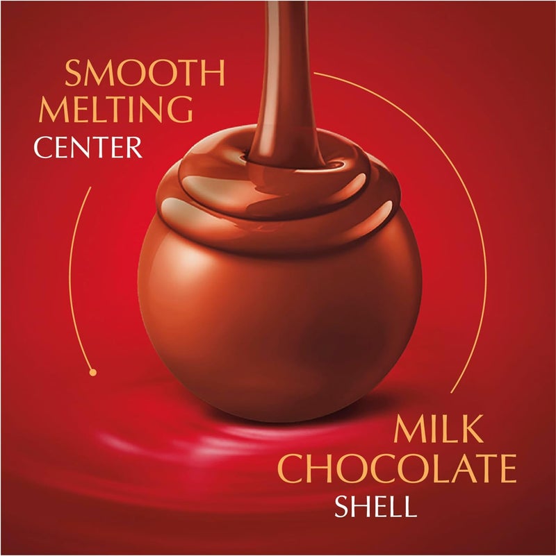 Lindt LINDOR Milk Chocolate Truffles, 50.8 oz (1400 g), 120 Count - Image 2